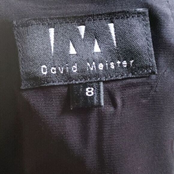 David Meister A Line Skirt Acetate Viscose Womens Size 8 - Picture 8 of 8